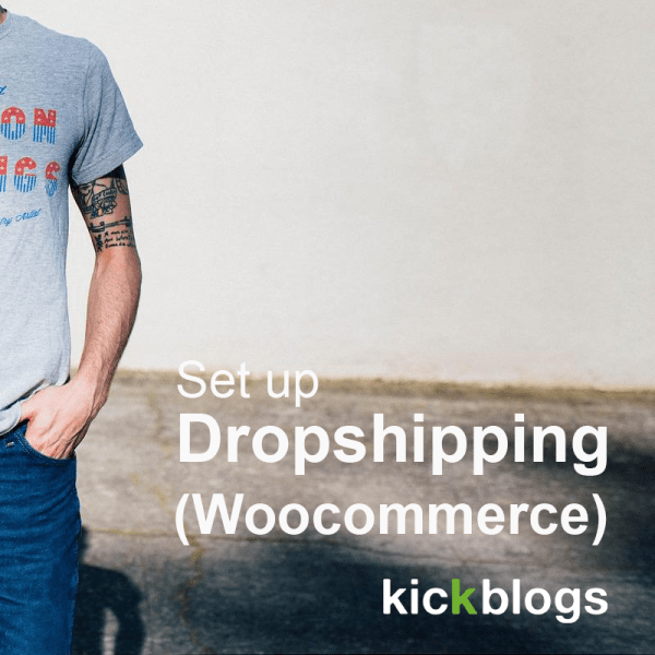 Set up t-shirt dropshipping for Woocommerce