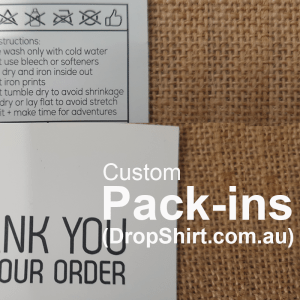 print custom pack-ins for you dropshirt account